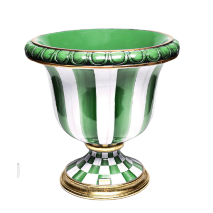 🎉Limited Time Promotion💝Only Today Buy 2 Get 2 Free ✨MacKenzie-Childs Decorative Check and Stripe Urns