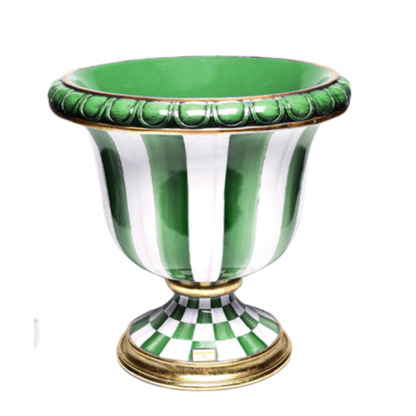 🎉Limited Time Promotion💝Only Today Buy 2 Get 2 Free ✨MacKenzie-Childs Decorative Check and Stripe Urns