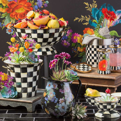 Courtly Check Enamel Triplicity by Mackenzie-Childs