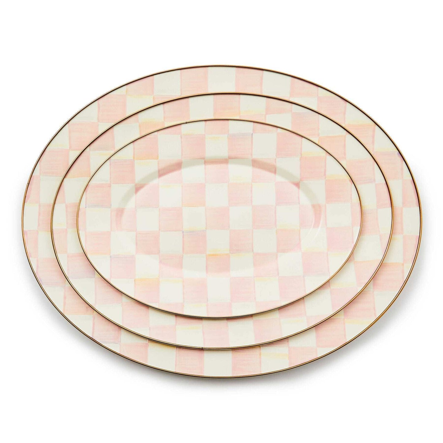 Rosy Check Medium Oval Platter