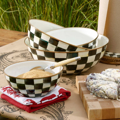 Courtly Check Small Everyday Bowl by MacKenzie-Childs