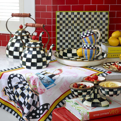 Courtly Check Enamel Triplicity by Mackenzie-Childs