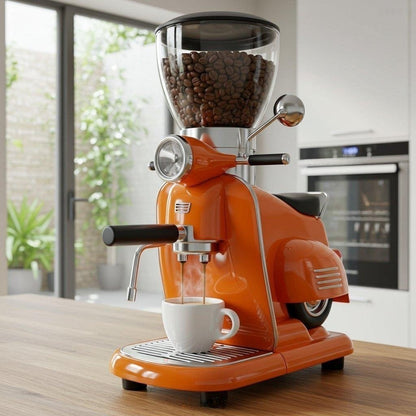 💝Factory Direct Sales Limited Time Clearance!✨Vespa Shaped Coffee Maker