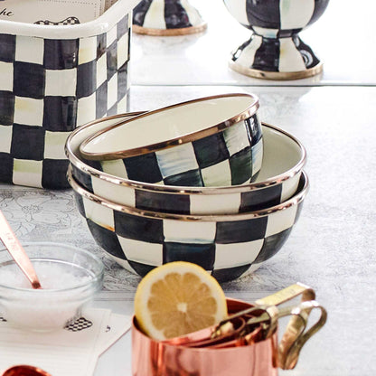 Courtly Check Small Everyday Bowl by MacKenzie-Childs