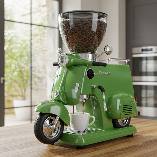 💝Factory Direct Sales Limited Time Clearance!✨Vespa Shaped Coffee Maker