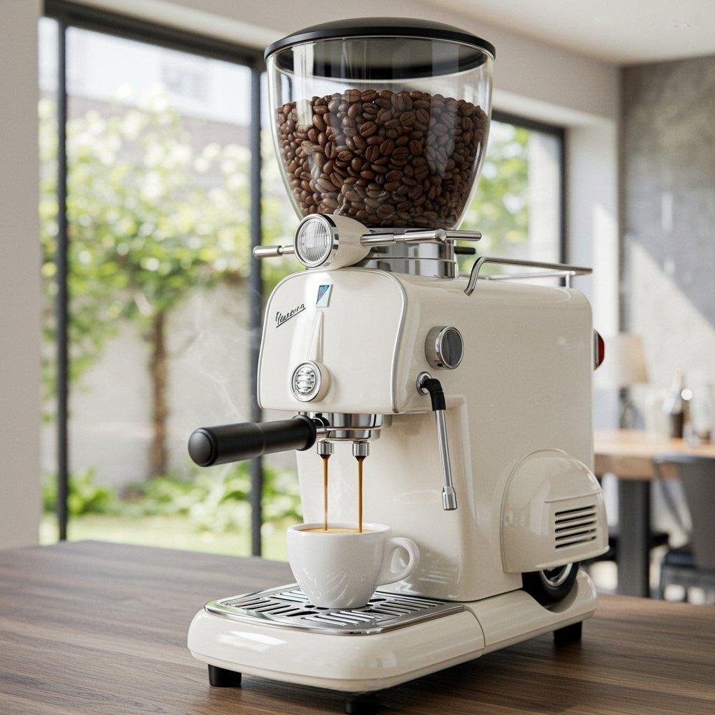 💝Factory Direct Sales Limited Time Clearance!✨Vespa Shaped Coffee Maker